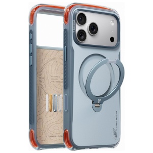 Husa pentru iPhone 18 Pro Max / iPhone 17 Pro Max - Torras Ostand Q3 Air Pro - Light Blue