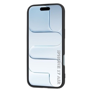 Husa pentru iPhone Air, SKYDDAR INNOVATION, din Silicon Catifelat, SoftFlex Magsafe, set cu sticker, Negru - Img 7