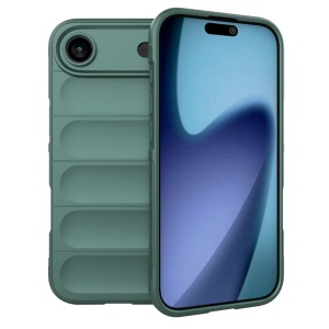 Husa pentru iPhone Air, SKYDDAR INNOVATION, Magic Shield, din Silicon Mat, set cu sticker, Verde