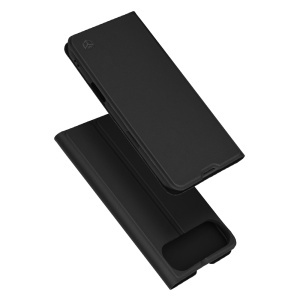 Husa pentru iPhone Air, SKYDDAR INNOVATION, Magskin Book, tip Carte cu Portofel Interior, set cu sticker, Negru - Img 8