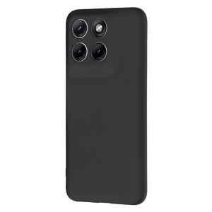 Husa pentru Motorola Edge 70 Fusion din Silicon Catifelat, Antisoc, set cu sticker, SoftElegance, Negru - Img 2