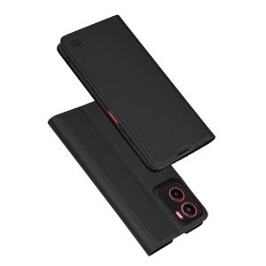 Husa pentru Motorola Moto G05 / Moto E15, SKYDDAR INNOVATION, Magskin Book, tip Carte cu Portofel Interior, set cu sticker, Negru