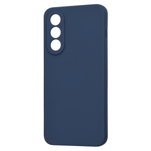 Husa pentru OnePlus Nord 5, SKYDDAR INNOVATION, din Silicon Catifelat, SoftElegance, set cu sticker, Bleumarin - Img 4