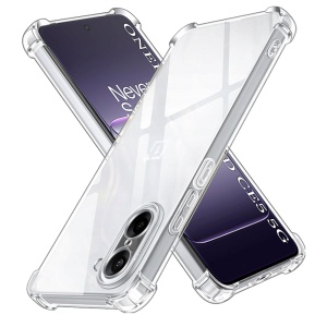 Husa pentru OnePlus Nord CE5, SKYDDAR INNOVATION, Shockproof Clear Silicone, Silicon Slim, set cu sticker, Transparenta - Img 1