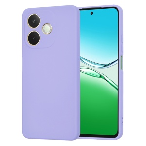 Husa pentru Oppo A5 Pro 5G, SKYDDAR INNOVATION, din Silicon Catifelat, SoftElegance , Violet, set cu sticker