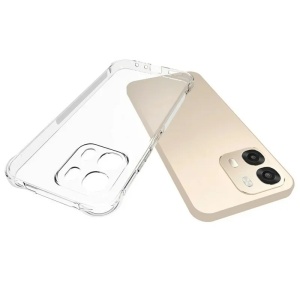 Husa pentru Oppo A6 4G din Silicon Slim, Margini Antisoc, set cu sticker, Shockproof Clear Silicone, Transparenta - Img 4