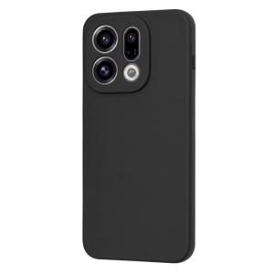Husa pentru Oppo Find X9, SKYDDAR INNOVATION, din Silicon Catifelat, SoftElegance, set cu sticker, Negru - Img 3