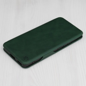 Husa pentru Oppo Reno10 / Reno10 Pro, SKYDDAR INNOVATION, Safe Wallet tip carte din Piele Ecologica, Suport Carduri, Inchidere Magnetica, Verde, set cu sticker  - Img 6