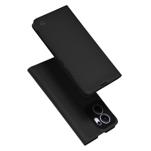Husa pentru Oppo Reno13 F 4G / Reno13 F 5G / Reno13 FS 5G, SKYDDAR INNOVATION, Magskin Book, tip Carte cu Portofel Interior, set cu sticker, Negru