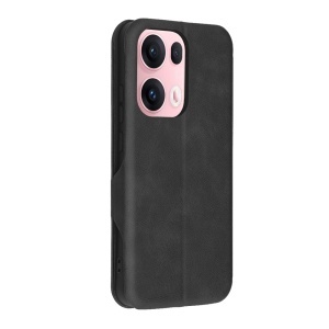Husa pentru Oppo Reno13 Pro, SKYDDAR INNOVATION, Pocket Safe, tip carte din Piele Ecologica, Suport Carduri, Inchidere Magnetica, set cu sticker, Negru - Img 5