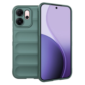 Husa pentru Oppo Reno14 F, SKYDDAR INNOVATION, Magic Shield, din Silicon Mat, set cu sticker, Verde