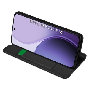 Husa pentru Oppo Reno14 F, SKYDDAR INNOVATION, Magskin Book, tip Carte cu Portofel Interior, set cu sticker, Negru - Img 4