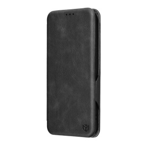 Husa pentru Oppo Reno14, SKYDDAR INNOVATION, Safe Wallet tip carte din Piele Ecologica, Suport Carduri, Inchidere Magnetica, set cu sticker, Negru - Img 4