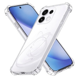 Husa pentru Oppo Reno16 Pro din Silicon Slim, Margini Antisoc, set cu sticker, Shockproof Clear Silicone, Transparenta