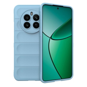 Husa pentru Realme 12+ / 12 4G / 13 4G, SKYDDAR INNOVATION, Magic Shield, din Silicon Mat, set cu sticker, Bleu