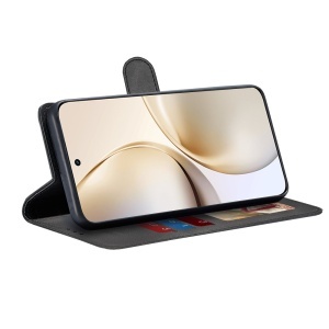 Husa pentru Realme 14 Pro+, SKYDDAR INNOVATION, Diary Book, tip carte cu Portofel Interior, Protectie la socuri, Negru, set cu sticker - Img 5