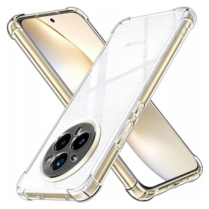Husa pentru Realme 14 Pro+, SKYDDAR INNOVATION, Shockproof Clear Silicone, Slim Silicon, Transparenta, set cu sticker - Img 1