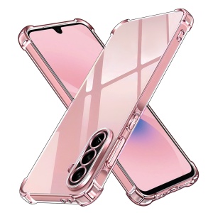 Husa pentru Samsung Galaxy A27 5G, SKYDDAR INNOVATION, Shockproof Clear Silicone, Silicon Slim, set cu sticker, Transparenta - Img 1