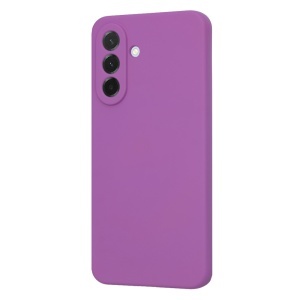 Husa pentru Samsung Galaxy A37 5G, SKYDDAR INNOVATION, din Silicon Catifelat, SoftElegance, set cu sticker, Mov - Img 3