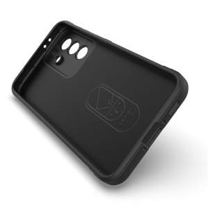 Husa pentru Samsung Galaxy A37 5G, SKYDDAR INNOVATION, Magic Shield, din Silicon Mat, set cu sticker, Negru - Img 4