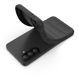 Husa pentru Samsung Galaxy A37 5G, SKYDDAR INNOVATION, Magic Shield, din Silicon Mat, set cu sticker, Rosu - Img 4