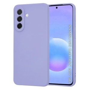 Husa pentru Samsung Galaxy A57 5G, SKYDDAR INNOVATION, din Silicon Catifelat, SoftElegance, set cu sticker, Violet