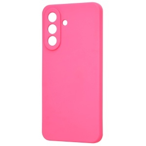Husa pentru Samsung Galaxy A57 5G, SKYDDAR INNOVATION, din Silicon Catifelat, SoftElegance, set cu sticker, Fucsia - Img 3