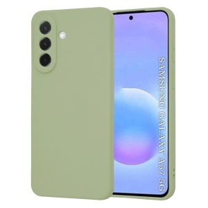 Husa pentru Samsung Galaxy A57 5G, SKYDDAR INNOVATION, din Silicon Catifelat, SoftElegance, set cu sticker, Verde