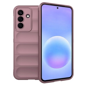 Husa pentru Samsung Galaxy A57 5G, SKYDDAR INNOVATION, Magic Shield, din Silicon Mat, set cu sticker, Mov