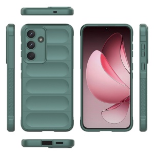 Husa pentru Samsung Galaxy S25 FE din Silicon Mat, set cu sticker, Magic Shield, Verde - Img 2