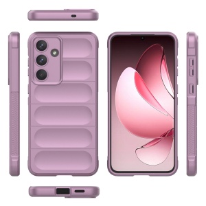 Husa pentru Samsung Galaxy S25 FE din Silicon Mat, set cu sticker, Magic Shield, Mov - Img 2