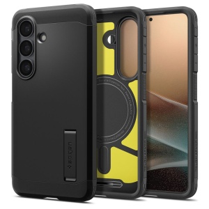 Husa pentru Samsung Galaxy S26, Antisoc, Spigen Tough Armor MagSafe, Negru