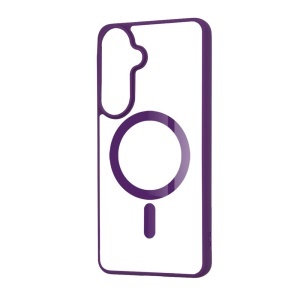 Husa pentru Samsung Galaxy S26 Edge, SKYDDAR INNOVATION, MagSafe Pro din silicon, set cu sticker, Mov - Img 5