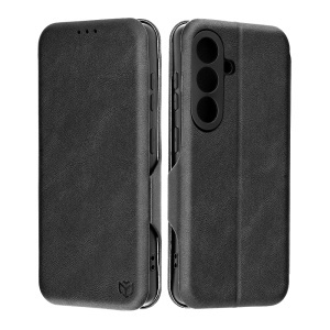 Husa pentru Samsung Galaxy S26 Edge, SKYDDAR INNOVATION, Safe Wallet tip carte din Piele Ecologica, Suport Carduri, Inchidere Magnetica, set cu sticker, Negru - Img 6