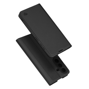Husa pentru Samsung Galaxy S26, SKYDDAR INNOVATION, Magskin Book, tip Carte cu Portofel Interior, set cu sticker, Negru - Img 8