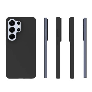 Husa pentru Samsung Galaxy S26 Ultra, Anti soc, Subtire, Antiderapanta, set cu sticker, Matt, Albastru inchis - Img 2