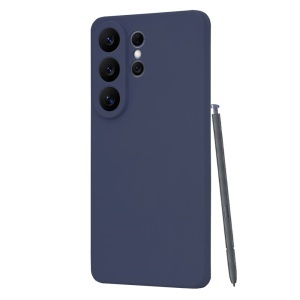 Husa pentru Samsung Galaxy S26 Ultra, SKYDDAR INNOVATION, din Silicon Catifelat, SoftElegance, set cu sticker, Bleumarin - Img 6