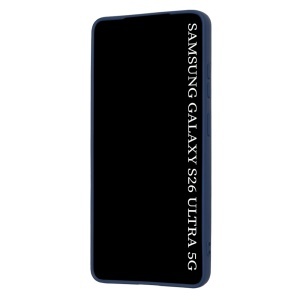 Husa pentru Samsung Galaxy S26 Ultra, SKYDDAR INNOVATION, din Silicon Catifelat, SoftElegance, set cu sticker, Bleumarin - Img 3