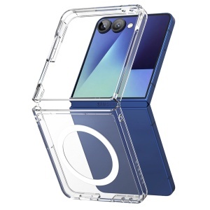 Husa pentru Samsung Galaxy Z Flip7, Ringke, Fusion MagSafe, Antisoc, Compatibila Incarcare Wireless, Transparenta