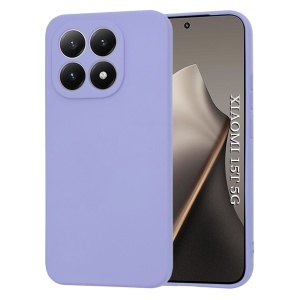 Husa pentru Xiaomi 15T, SKYDDAR INNOVATION, din Silicon Catifelat, SoftElegance, set cu sticker, Violet