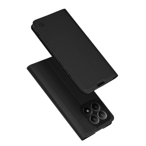 Husa pentru Xiaomi 15T, SKYDDAR INNOVATION, Magskin Book, tip Carte cu Portofel Interior, set cu sticker, Negru