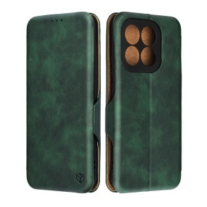 Husa pentru Xiaomi 15T, SKYDDAR INNOVATION, Safe Wallet tip carte din Piele Ecologica, Suport Carduri, Inchidere Magnetica, set cu sticker, Verde - Img 6