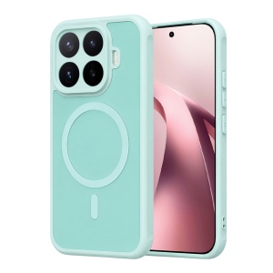 Husa pentru Xiaomi 17T Finisaje Premium, Antisoc, Magsafe, set cu sticker, HaloFrost MagSafe II, Verde menta