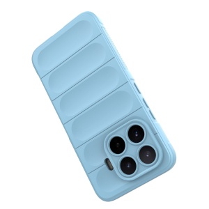 Husa pentru Xiaomi 17T Pro din Silicon Mat, Antisoc, set cu sticker, Magic Shield, Bleu - Img 2
