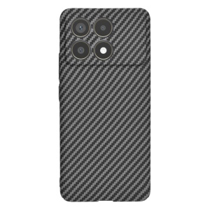 Husa pentru Xiaomi Poco F6 Pro, Finisaj Premium cu Textura de Carbon, Design Elegant, SKDR CarbonFlex - Negru - Img 3