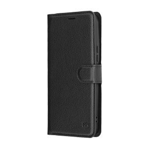Husa pentru Xiaomi Poco F8 Ultra, SKYDDAR INNOVATION, Leather Folio tip Carte, cu Portofel Interior, Finisaje Premium, set cu sticker, Negru - Img 5