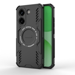 Husa pentru Xiaomi Poco X8 Pro, Magsafe, Antisoc, Anti zgarieturi, set cu sticker, ArmorMag, Negru