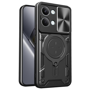 Husa pentru Xiaomi Poco X8 Pro Max, Inel Magnetic, Protectie Camera, set cu sticker, CamGuard Pro, Negru