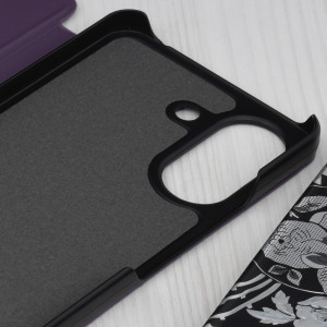 Husa pentru Xiaomi Redmi 13C 4G / Poco C65 tip carte, Skyddar Eco View Leather - Mov - Img 4