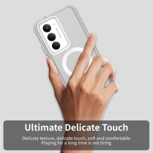 Husa pentru Xiaomi Redmi 15 5G / Redmi 15 4G, MagSafe, Antisoc, set cu sticker, CandyCase, Alb - Img 5